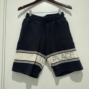 PALACE Navy Marina Stripe Pique Shorts